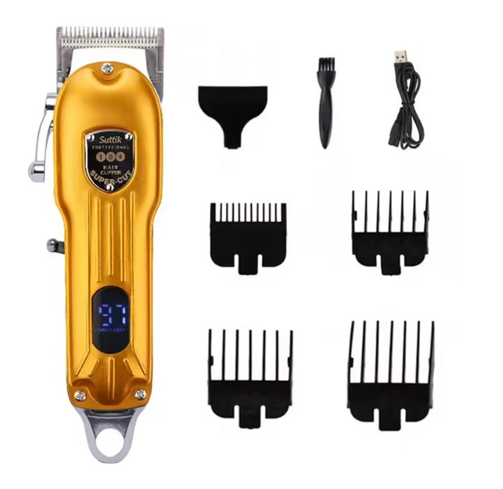 Professional Dog Hair Clipper All Metal Rechargeable Pet Trimmer Cat Shaver Cutting Machine Pets Low Noice Grooming Haircut