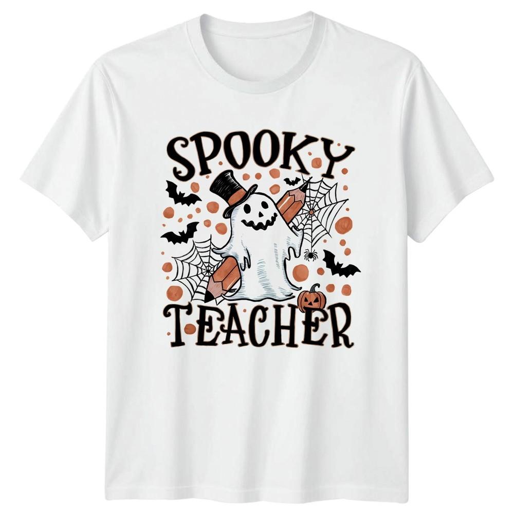 Spooky Teacher Halloween Holidays Unisexs Unisexs Graphic Tee Unisex Top S