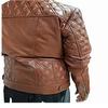 Women's Brown 100% Genuine Soft Leather Quilted Biker Jacket, Women's Brown  Lambskin Leather Slim Fit Moto Jacket, Ladies Jacket, Wife Giftv