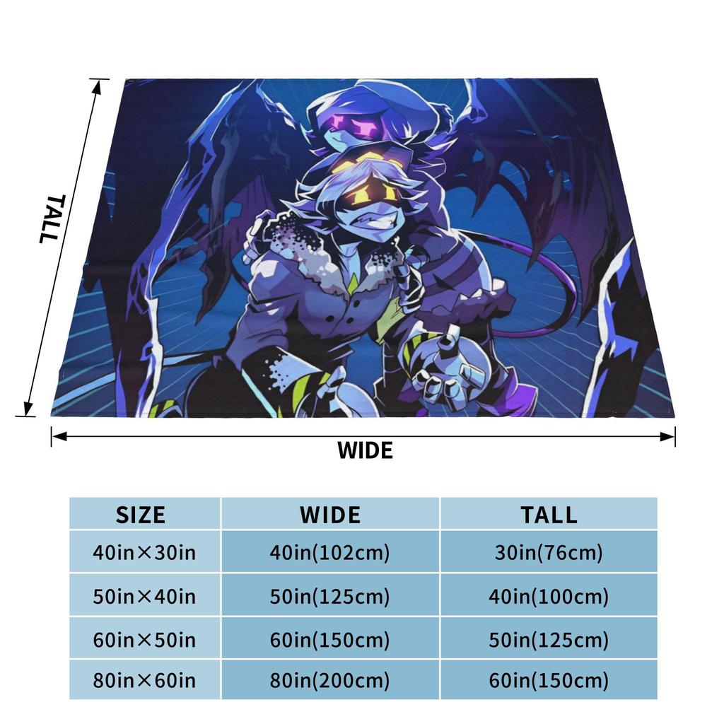 Cartoon Murder Drones Anime Blanket Flannel Summer Autumn Winter Breathable Ultra-Soft Throw Blanket for Bed Travel Rug Piece