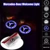 Car Sticker 2X Car Door Sign Welcome Light LED Projection Light For Mercedes Benz AMG GLC GLA GLE GLS GL W204 W176 W205 W213 W16