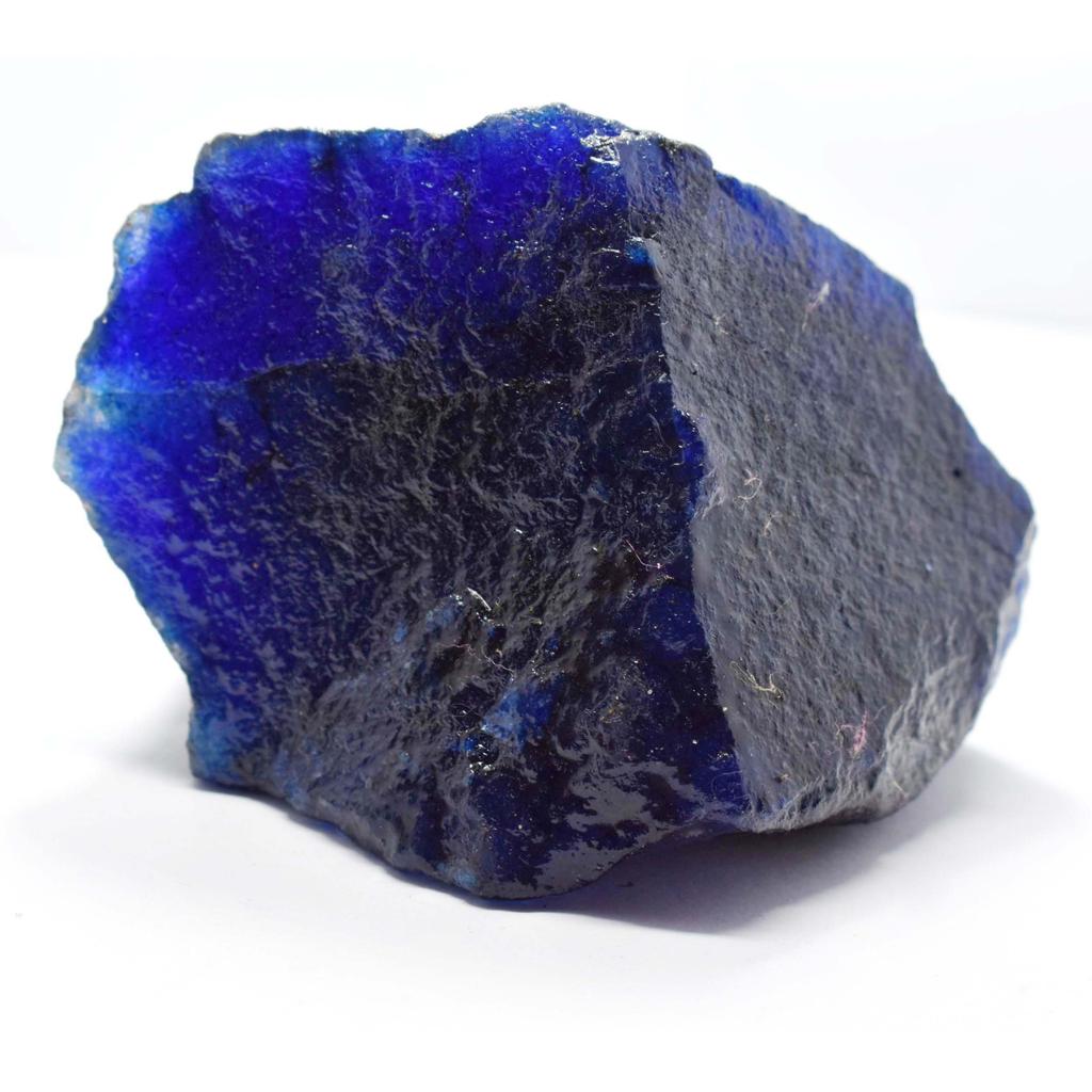 Rarissimo Zaffiro Blu Naturale Grezzo Non Tagliato Enorme Pietra Preziosa da 195 Carati