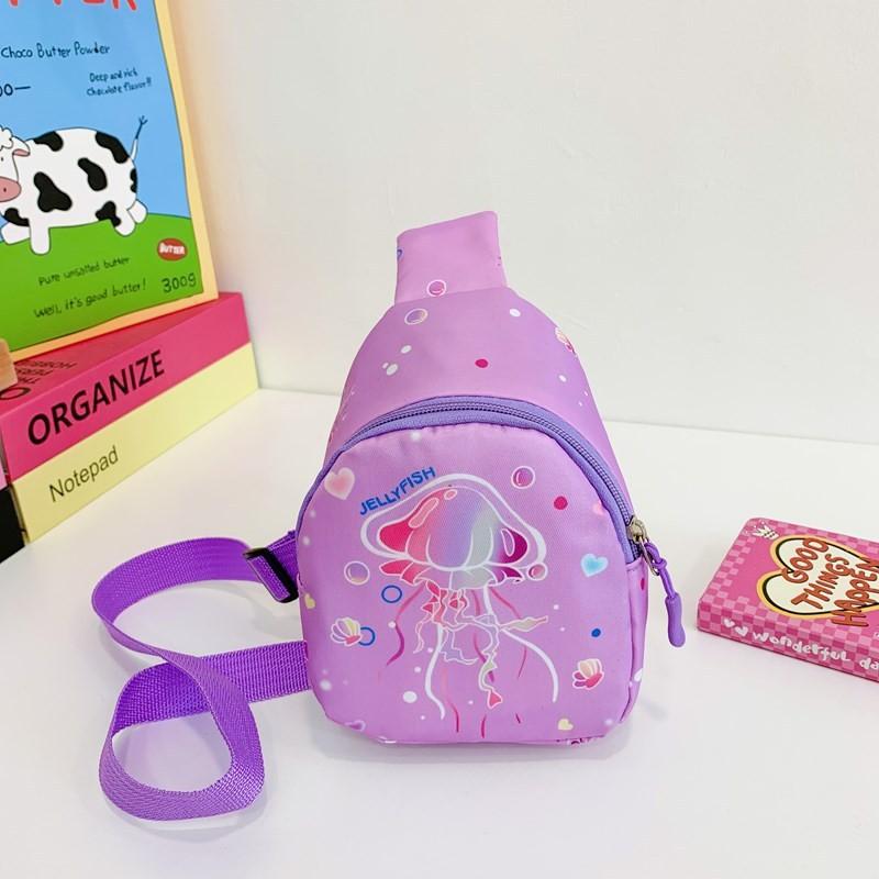 Print Delightful Anime Chest Bag For Children In Lovely Colors Perfect For Use Kindergarten