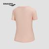 Saucony Women's Slim Fit Breathable Knit Short T-Shirt