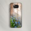 For Xiaomi Poco X3 X 3 Pro NFC X3Pro Pocox3 Pro Stylish Painted Cover Tempered Glass Phone Case For Poco X3 Pro Back Cover Coque