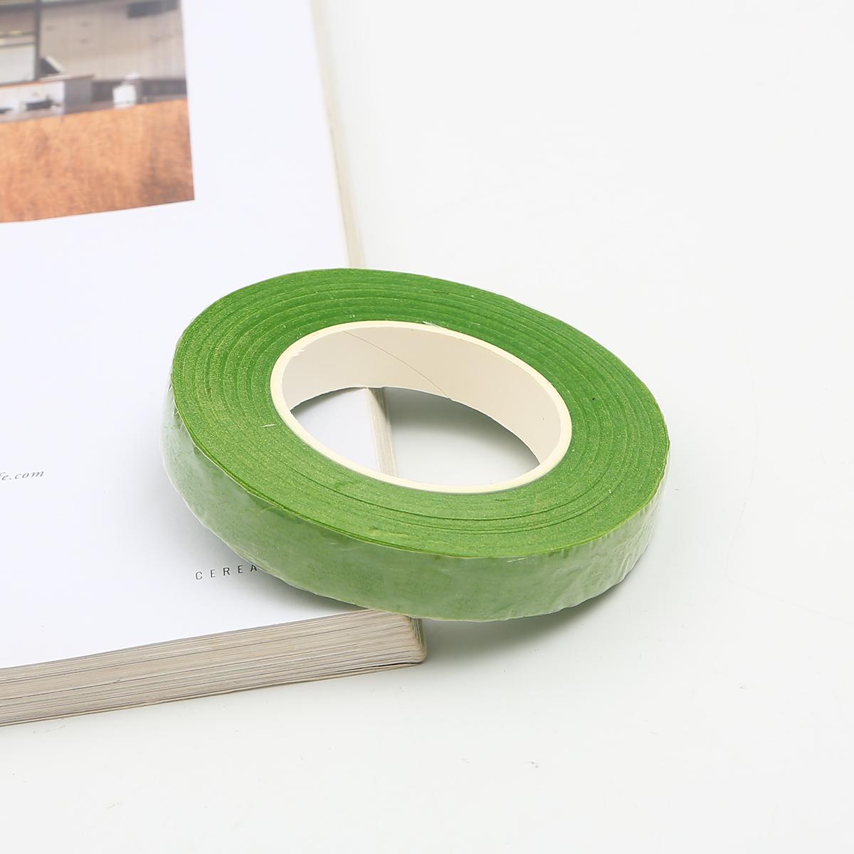 

30 ярдов, лента с цветочным стеблем, корсажи, петлица, искусственный цветок, тычинка, обертка, флорист, зеленые ленты, нейлоновые принадлежности для цветов