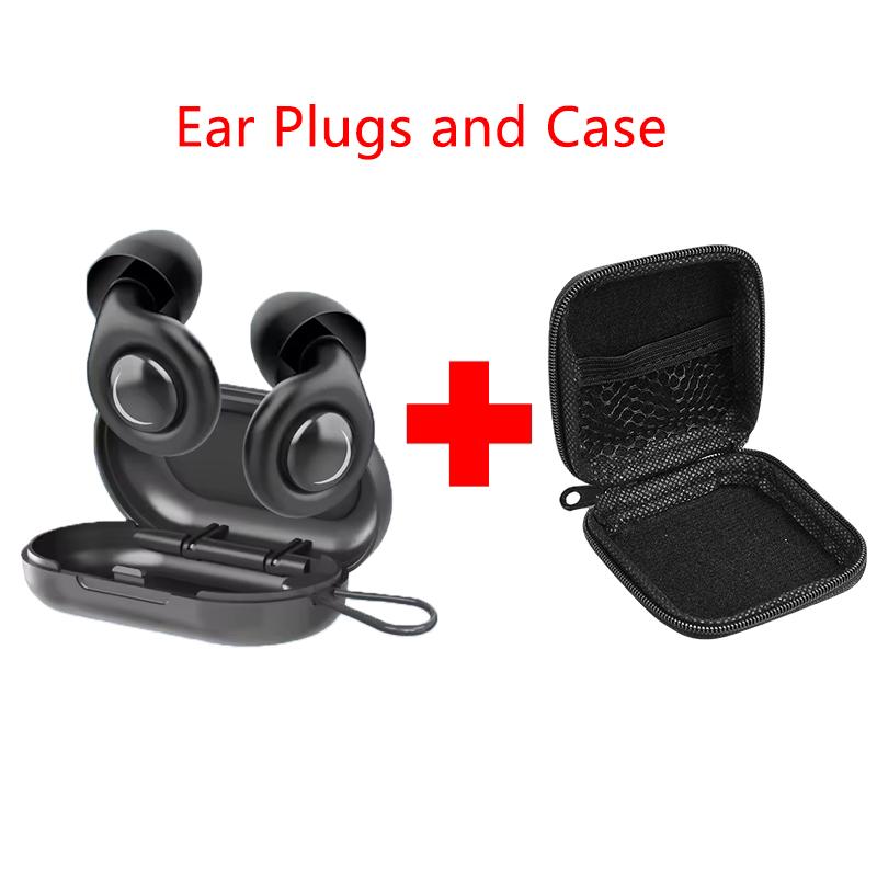 Ear Plugs for Sleeping Noise Cancelling Reusable Soft Silicone Earplugs for Sleeping Studying Traveling Earing Protection