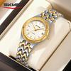 Women's Analog Quartz Watch, Date Function Waterproof, Elegant Steel Band, Casual Fashion Wristwatch for Ladies
