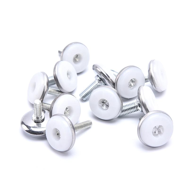 4 buc. M6 M8 15/20/25Mm Picioare de mobilier din oțel reglabil pentru masă de bază anti-alunecare