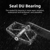 ROCKBROS Bike Pedals Nylon DU Bearing Ultra-light Mountain Non-Slip Bicycle Pedals Big Foot Road MTB Pedals Cycling Accessories