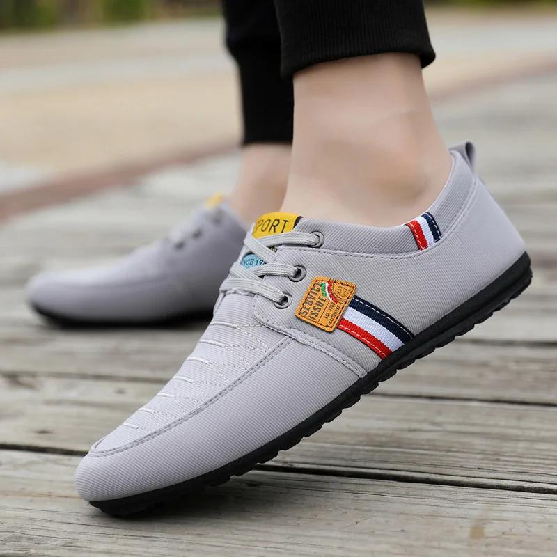 Flag Herren Freizeitschuhe Schnürschuhe Arbeitsschuhe für Herren Patchwork Casual Sneaker Outdoor Atmungsaktives Canvas Rutschfeste Herren Wanderschuhe
