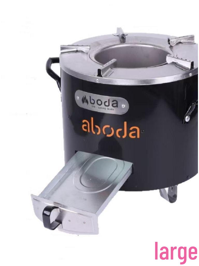 Stainless Steel Outdoor Firewood and Charcoal Camping Stove