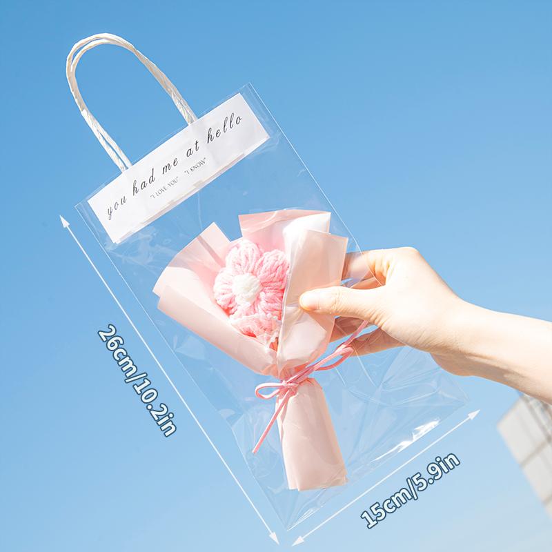 Häkelblumenstrauß Abschlussstrauß 2025 Kawaii Bärenstrauß Handgewebtes Abschlussgeschenk für Lehrer und Schüler