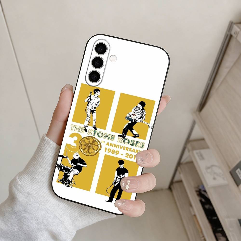 Alternative rock band The Stone Roses Phone Case For Samsung Galaxy A73,A72,A71,A70,A53,A52,A51,Others Soft Black Cover