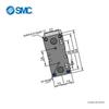SMC MGP-Z Series Guided Thin Cylinder