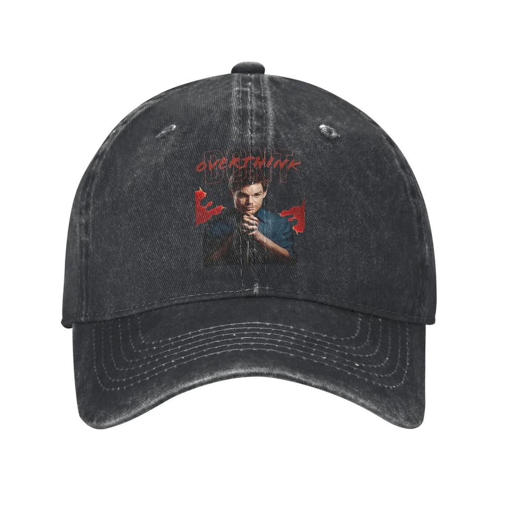 Vintage Layered Dexter Morgan Baseball Caps Unisex Style Distressed Washed Headwear Horror Film Outdoor Workouts Gift s Cap
