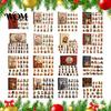 Acrylic Cat Ornaments Christmas Advent Calendar, 24 Day Countdown with Cute Ornaments, Window Decorations 2D Kitty Holiday Decorations, Gift for Kids,