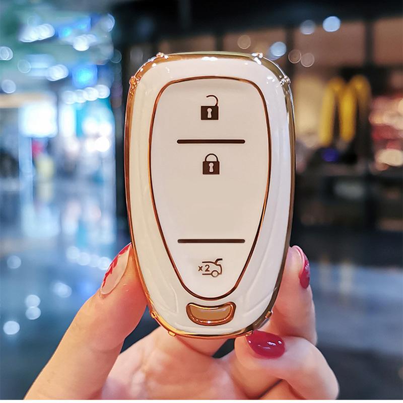 Tpu Remote Car Key Case Cover For Chevrolet Onix Equino Orlando Cruze Spark Sonic Camaro Volt Bolt Trax Malibu Blazer Traverse