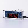 DIY LED Clock Kit: 51 Microcontroller, Light-Controlled, Temperature Display