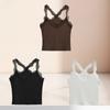 Hollow Lace Corset U-neck Lace Suspender Vest Elegant Ruffled Lace Camisole  Ladies