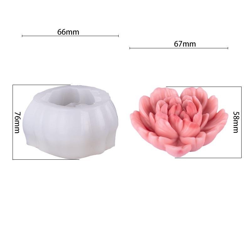 

Силиконовая форма для свечей в виде сердца с розой, 3D форма для мыла из гипса и смолы, инструмент для выпечки шоколадного торта своими руками, свадебный подарок