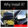 Rearview Mirror Cap Protective Decoration Cover Trim For Kadjar 2016 -  / Koleos 2017 -  ABS Chrome Accessories Exterior