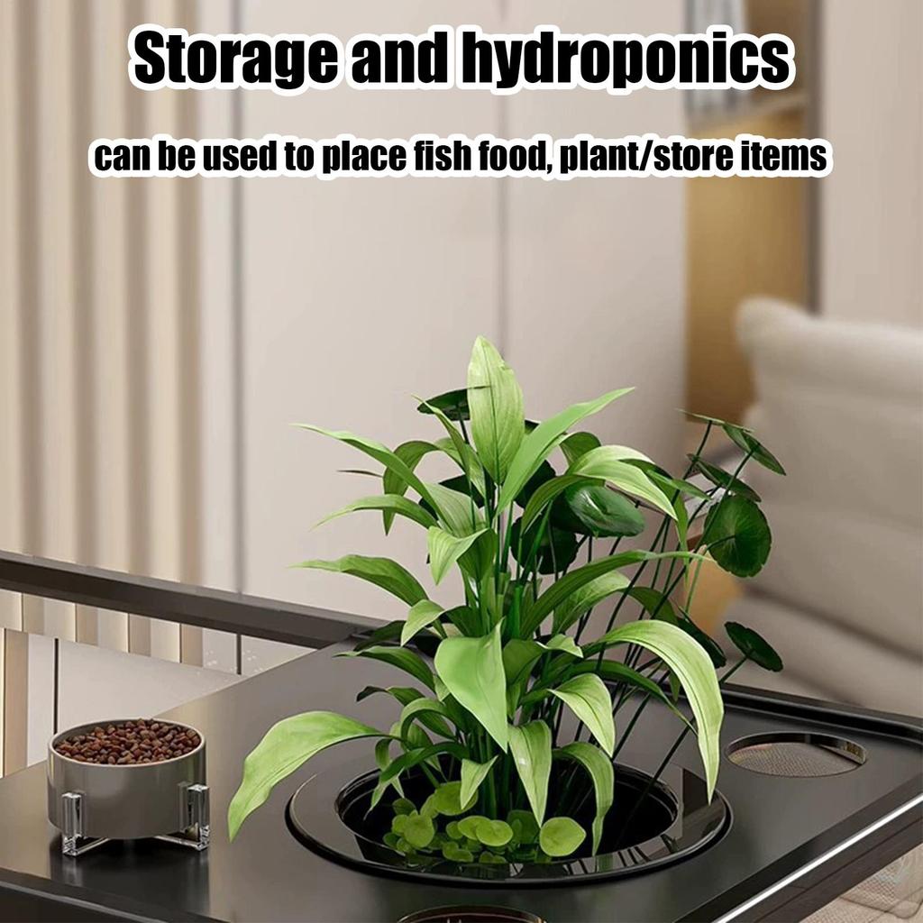 Aquarium Fish Tank Fish Tank Kit Aquatic Set With Accessories Room Desktop Decor For Beginners Guppy Jellyfish Shrimp Betta