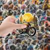 100 Naklejek Graffiti na Motocykl Samochód Komputer Telefon Komórkowy Naklejki Dekoracyjne Wodoodporne Kreatywne Modne Naklejki
