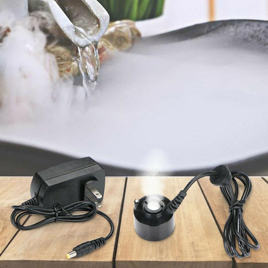 Atomization Head Fountain Pond Mist Maker Atomizer Air Humidifier Fog Maker Purifier Halloween Party Pond Fog Machine Atomizer