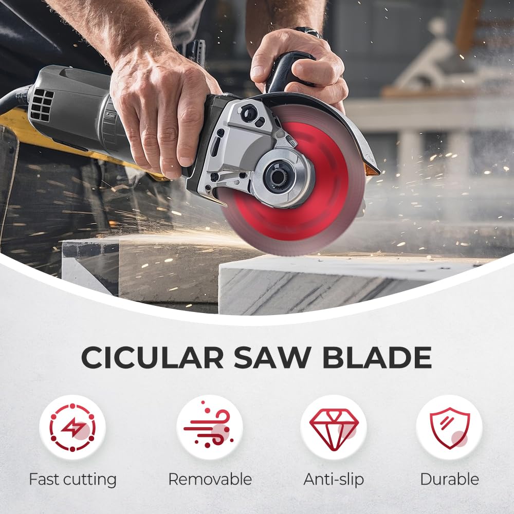 Diamond Saw Blades, Super Thin Tile Cutting Disc for Angle Grinder, Diamond Blade for Porcelain, Ceramic, Granite, Marble – Glass Cutting Disc,