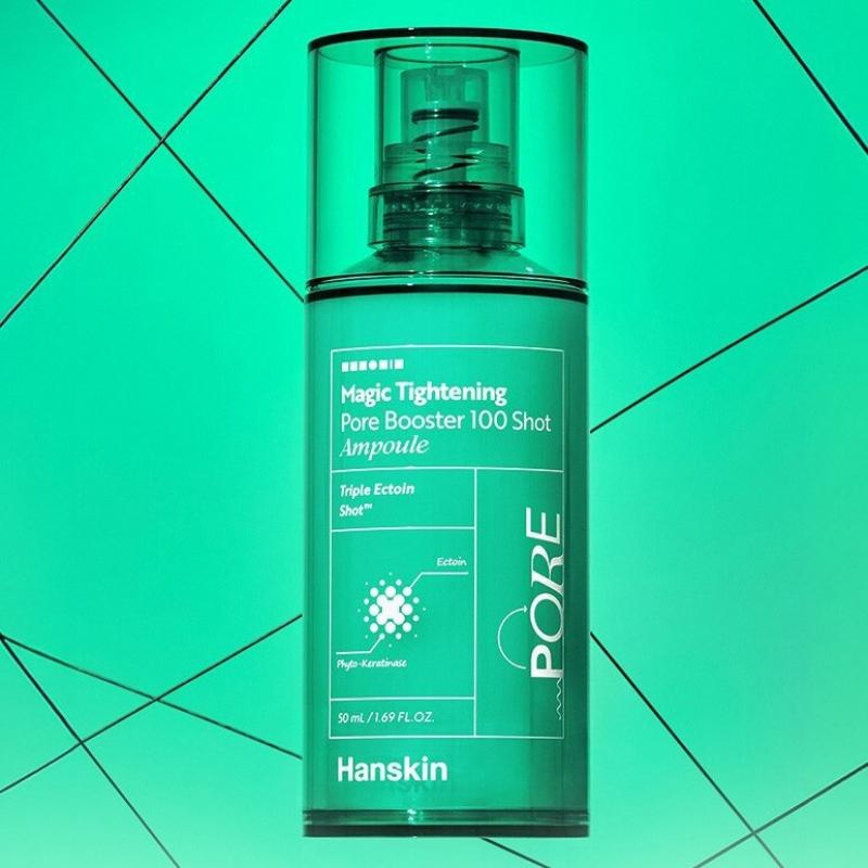 Hanskin Magic Tightening Pore Booster 100 Shot Ampoule 50ml