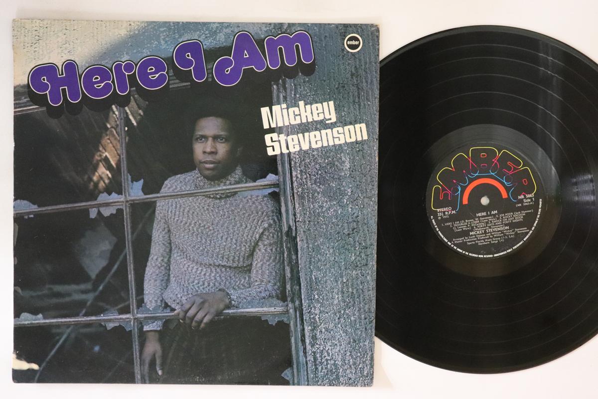 

LP Record MICKEY STEVENSON - Here I Am NR5063 EMBER 1972 UK Soul/Funk Used