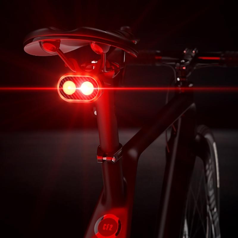 LED Safety Bicycles Light Night Cycling Safety Bikes Warning Rear Light Brake Sensing Safety Brake Lamp Warning Light