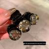 Elegant Rhinestone Pearl Claw Clip - Fashionable Half-Up Hair Accessory for Women