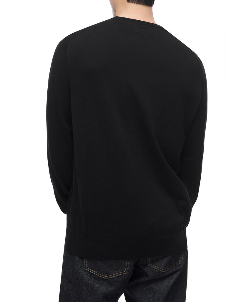 POLO RALPH LAUREN Long Sleeve Cotton Sweater - Black