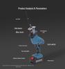 High-Power Brushless Electric Reciprocating Saw with Rechargeable Lithium Battery for Woodworking and Metal Cutting