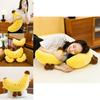 Plush Banana Pillow For Kids Soft Cartoon Fruit Gift For Girls