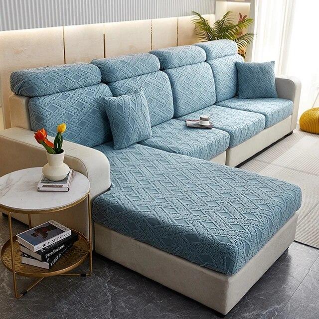 

Толстый жаккардовый чехол для подушки на сиденье дивана, эластичный чехол для дивана для гостиной, моющийся съемный чехол для мебели, чехол для дивана Back cushion cover