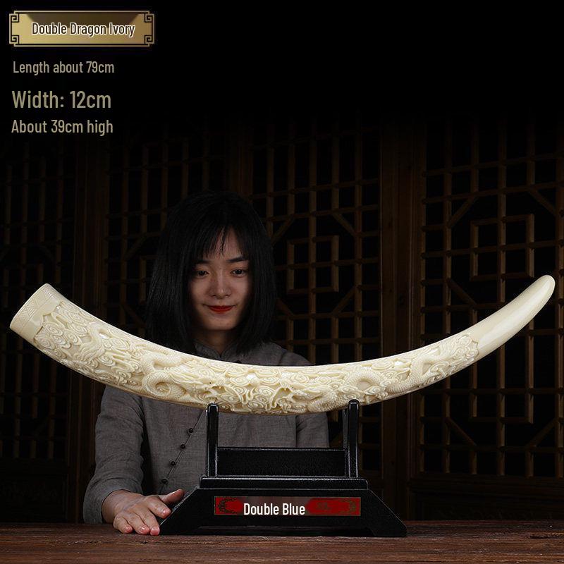 Ivory Chinese-Inspired TV Cabinet & Wine Storage for Living Room