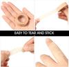 9 Rolls Beige Tape Flexible Skin Tape Breathable Nose Tape Self Adhesive Gauze Tape for Wound Injuries Swelling Sports