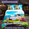Personalized 3Pcs Bedding SetHunter × Hunter Custom Text Duvet Cover Pillowcase Set Bedroom Gift