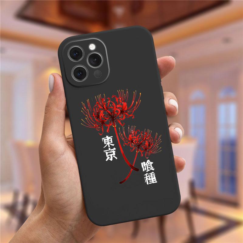 Japanese Anime Tokyo Ghoul Japan Suave Phone Case For iPhone 13 Mini 12 11 Pro Max 7 8 6s Plus XS Max XR Back Fundas Coque Cover