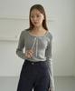 5OML Lace Punched Ribbon Long Sleeve (Black)