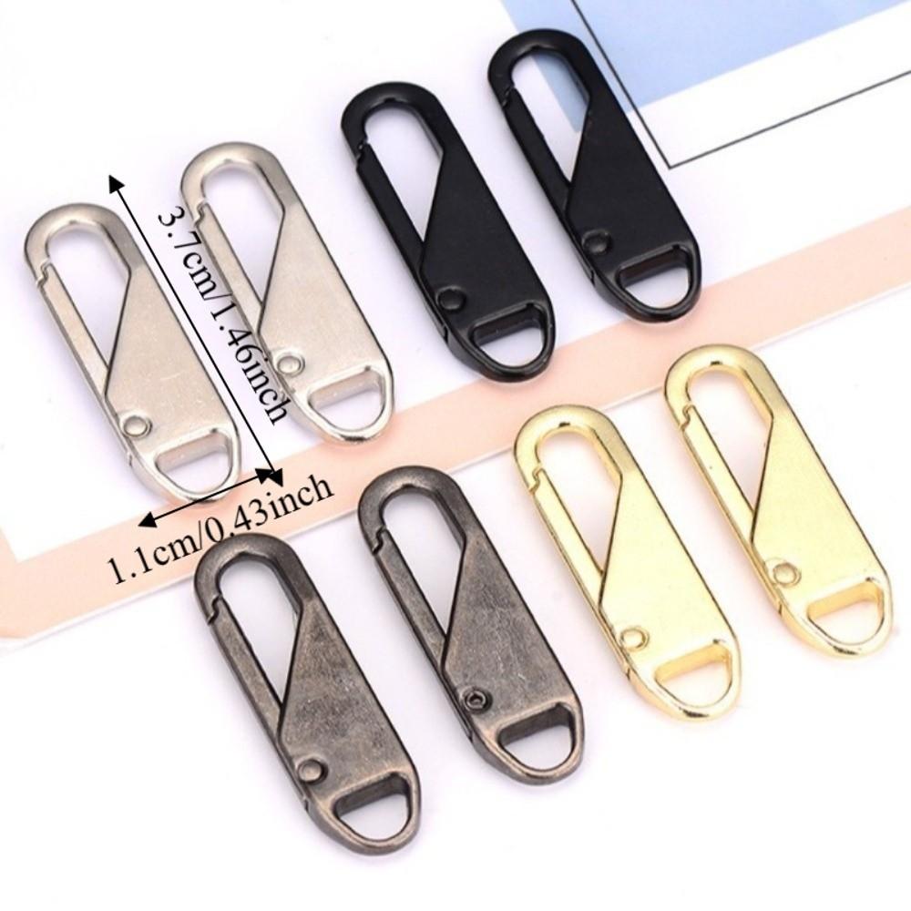 30PCS Multipurpose Detachable Zipper Pulls Metal Long-lasting Zipper Slider Pull Tab Mini Portable Zipper Fixer for Clothes