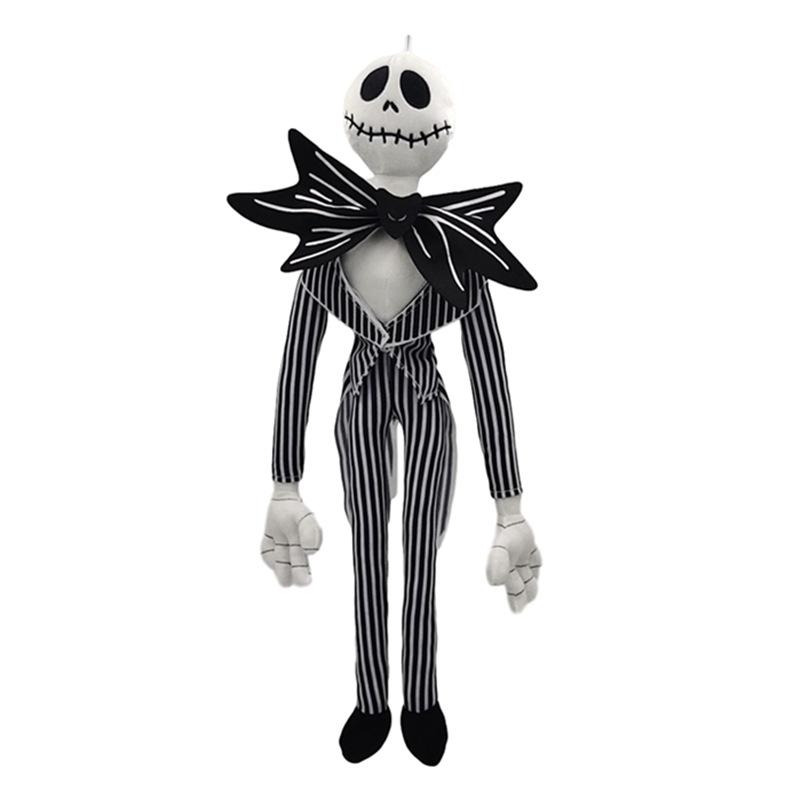50cm Anime Nightmare Before Christmas Jack Skellington Plush Soft Doll Toys Stuffed Pillow Skellington Jack