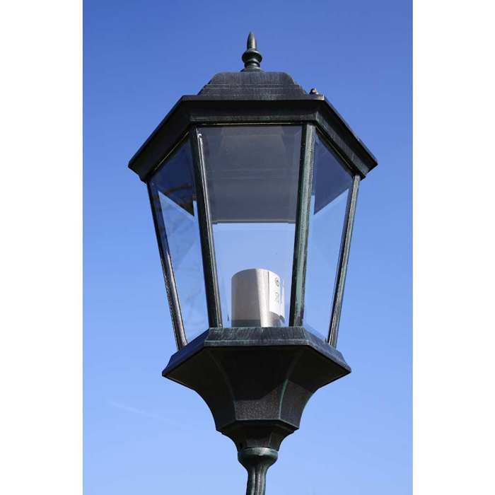 Lampadaire de jardin - VIDAXL - 3 bras - Vert - Aluminium et fonte - Romantique