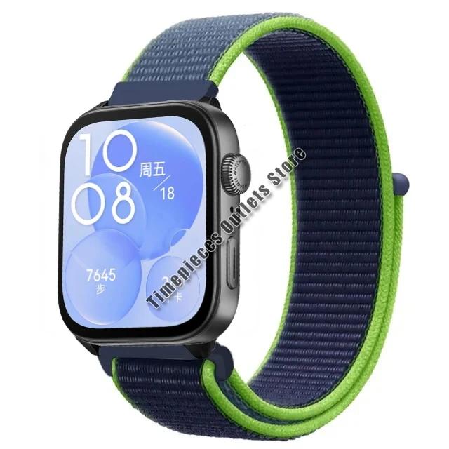 Nylon Loop Strap For Huawei Watch Fit 3 Sport Breathable Replacement Bracelet Wristband For Huawei Watch Fit 3 Belt Accessories