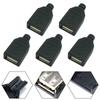 USB Female Socket Shell USB 2.0 5V Mobile Female Socket