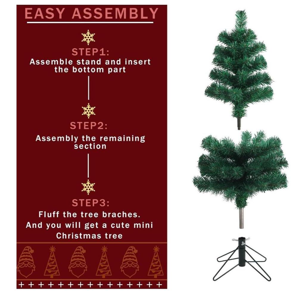 1 ks Vánoce/Vánoce s dekorativními předměty/Ozdoba vánočního stromku pro domov/kancelář/Obývací pokoj Vánoce s dekorativními předměty (1 Ft Strom)