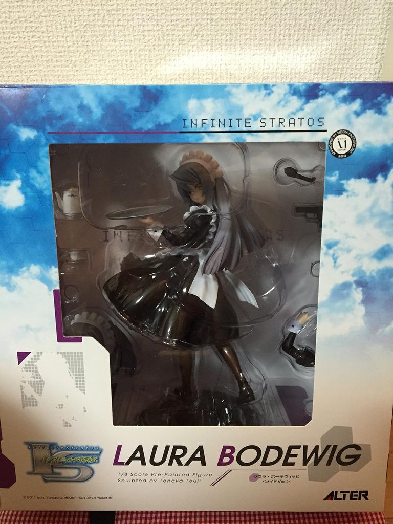IS Infinite Stratos Laura Bodewig Maid scale PVC painted finished Ver. (1/8 product)